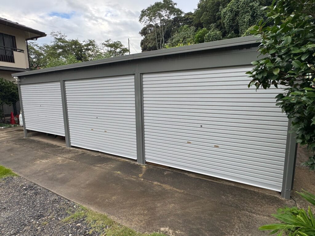 外壁：施工完了<br />
